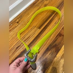 Neon green belt